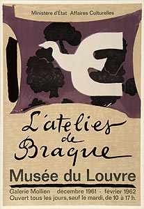 Lithographie originale de Braque
