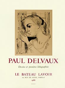 Affiche originale de Delvaux