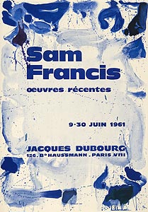 Affiche de Sam Francis