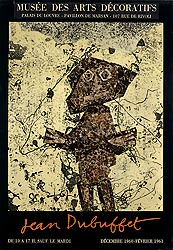 Affiche originale de Dubuffet