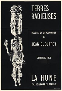 Affiche originale de Dubuffet