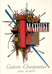 Affiche de Georges Mathieu