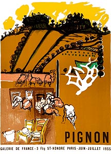 Affiche originale de Pignon
