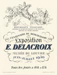 Affiche Delacroix